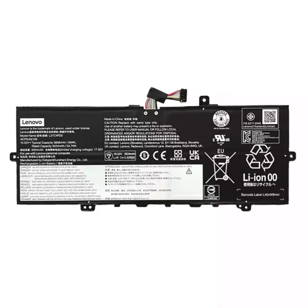 แบตเตอรี่โน๊ตบุ๊ค ของแท้ LENOVO L21B4PD0 L21C4PD0 L21M4PD0