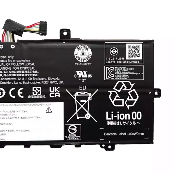 แบตเตอรี่โน๊ตบุ๊ค ของแท้ LENOVO L21B4PD0 L21C4PD0 L21M4PD0 - Image 4