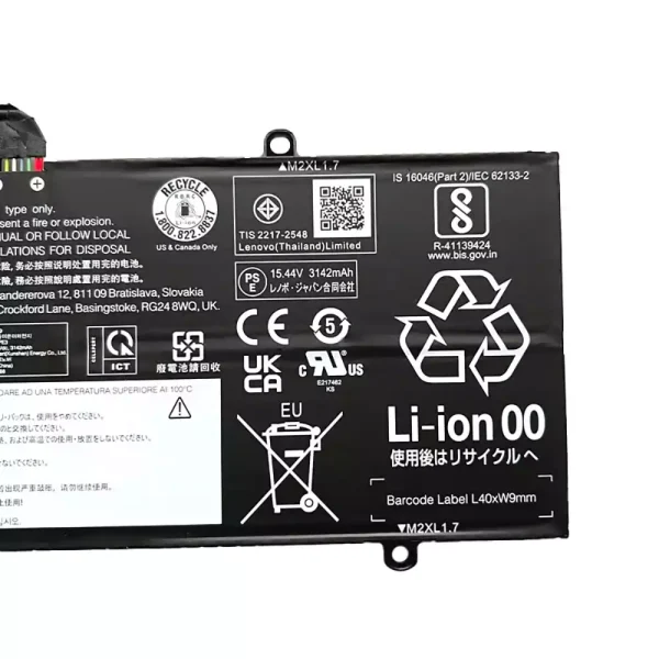 แบตเตอรี่โน๊ตบุ๊ค ของแท้ LENOVO L21C4PE3 L21M4PE4 - Image 4