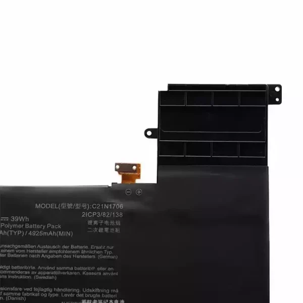 แบตเตอรี่โน๊ตบุ๊ค ของแท้ ASUS C21N1706 - Image 3