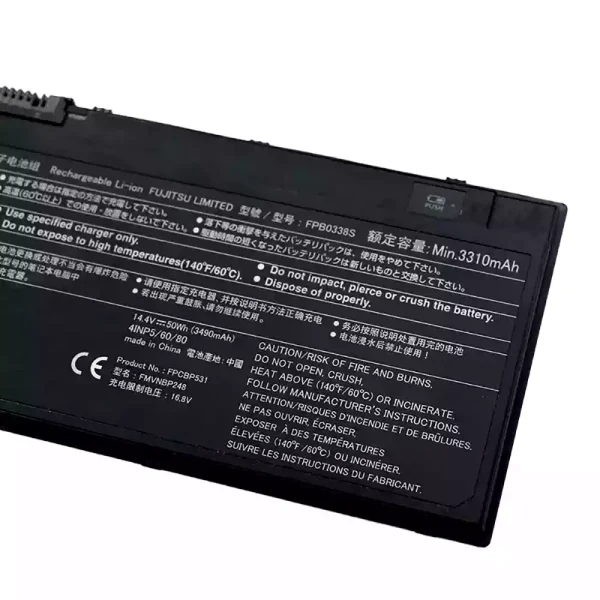 แบตเตอรี่โน๊ตบุ๊ค ของแท้ Fujitsu FMVNBP247 FPCBP529 Fujitsu E558 P728 - Image 3