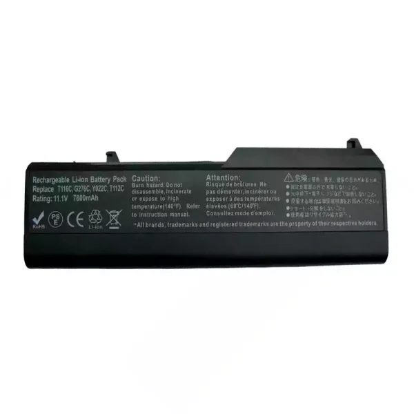แบตเตอรี่โน๊ตบุ๊ค ของแท้ DELL T116C K738H T112C