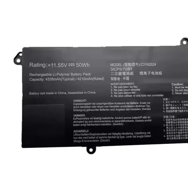 แบตเตอรี่โน๊ตบุ๊ค ของแท้ ASUS C31N2024 - Image 3