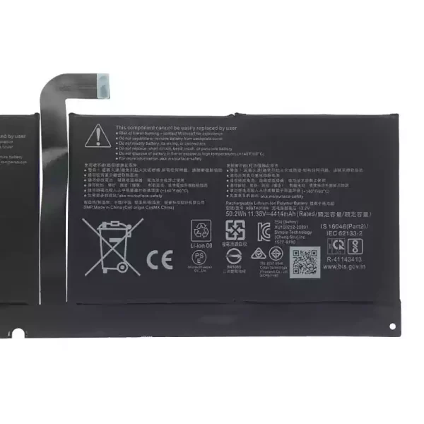 แบตเตอรี่โน๊ตบุ๊ค ของแท้ 96BTA016H 96BTA015H DYNC01,Microsoft Surface Pro 8 1983 1982 - Image 3