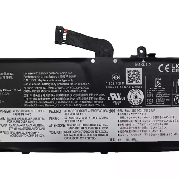 แบตเตอรี่โน๊ตบุ๊ค ของแท้ LENOVO L22M4PF3 L22X4PF3 L22B4PF3 - Image 3