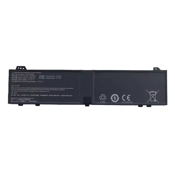 แบตเตอรี่โน๊ตบุ๊ค ของแท้ MECHREVO GXIDL-14-20-4S5050