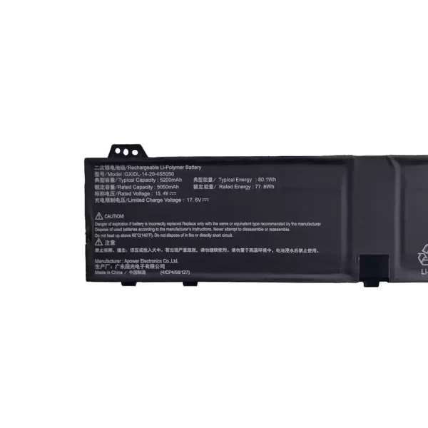 แบตเตอรี่โน๊ตบุ๊ค ของแท้ MECHREVO GXIDL-14-20-4S5050 - Image 3