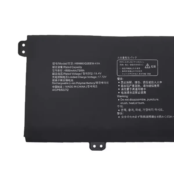 แบตเตอรี่โน๊ตบุ๊ค ของแท้ HUAWEI HB6683Q2EEW-41A HB6683Q2EEW-41C - Image 3