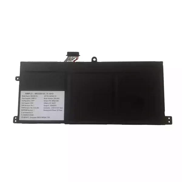แบตเตอรี่โน๊ตบุ๊ค ของแท้ HP WE03XL TPN-IB0X N42575-005 N42388-1E1 - Image 2