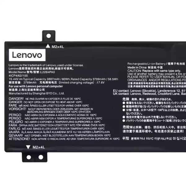 แบตเตอรี่โน๊ตบุ๊ค ของแท้ LENOVO L22B4PA0 L22M4PA0 L22D4PA0 L22X4PA0 - Image 3