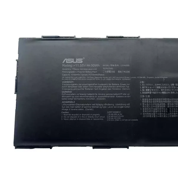 แบตเตอรี่โน๊ตบุ๊ค ของแท้ ASUS C31N2005 - Image 2