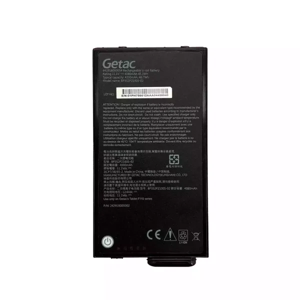 แบตเตอรี่โน๊ตบุ๊ค ของแท้ Getac BP3S2P2100S-02 BP3S1P2680B Getac F110