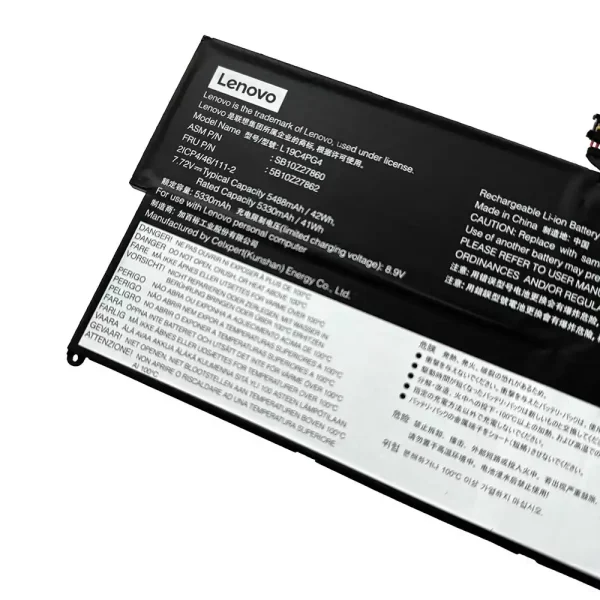 แบตเตอรี่โน๊ตบุ๊ค ของแท้ LENOVO L19M4PG4 L19C4PG4 L19D4PG3 - Image 3