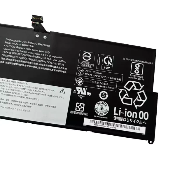 แบตเตอรี่โน๊ตบุ๊ค ของแท้ LENOVO L19M4PG4 L19C4PG4 L19D4PG3 - Image 4
