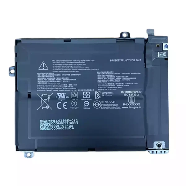 แบตเตอรี่โน๊ตบุ๊ค ของแท้ Microsoft Surface Pro 9 2038 1996 1997 2032 DYNM04 - Image 3