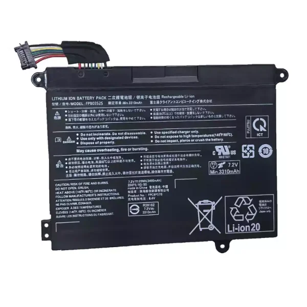 แบตเตอรี่โน๊ตบุ๊ค ของแท้ Fujitsu FPB0352S FPCBP578