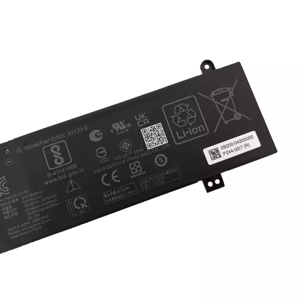 แบตเตอรี่โน๊ตบุ๊ค ของแท้ Asus C41N2202 - Image 4