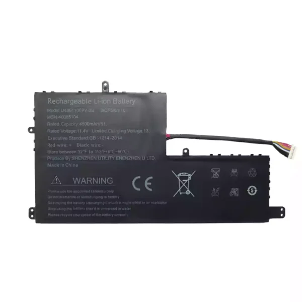 แบตเตอรี่โน๊ตบุ๊ค ของแท้ U4861106PV-3S 40085104