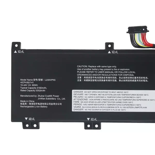 แบตเตอรี่โน๊ตบุ๊ค ของแท้ LENOVO L23M4PK5 L23B4PK5 L23X4PK5 L23C4PK5 L23D4PK5 - Image 3