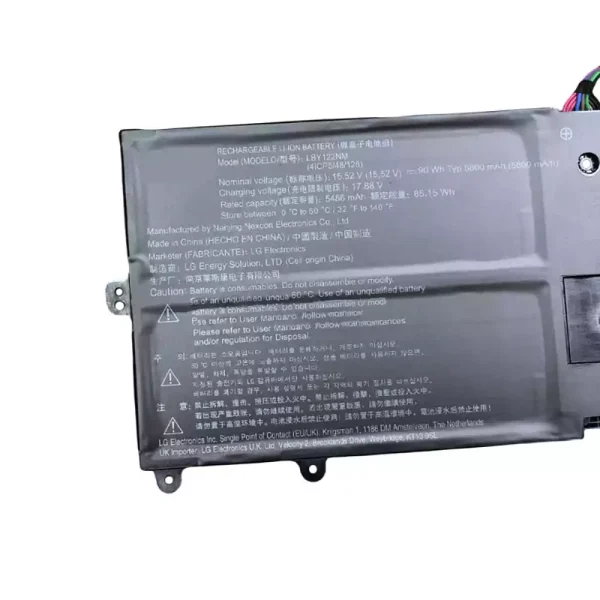 แบตเตอรี่โน๊ตบุ๊ค ของแท้ LG LBY122NM - Image 3