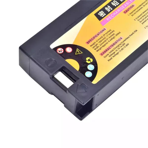 แบตเตอรี่ทดแทน ใช้ได้กับ Mindray IPM9800,LCS-1912 - Image 3
