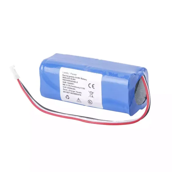 แบตเตอรี่ทดแทน ใช้ได้กับ Fukuda HHR-16A8W1,Fukuda ME Cardisuny C-120,ME C120 - Image 3