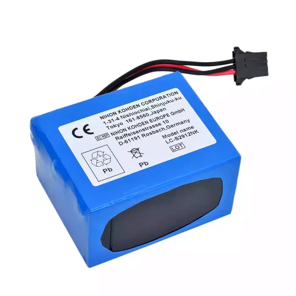 แบตเตอรี่ทดแทน ใช้ได้กับ NIHON KOHDEN JC-901D,RH-933D,QI-901D,QI-902D,QM-501D,QI-911E,QI-912E,BR-911D,BR-912D,BR-913D,KD-901E,KH-801D - Image 2