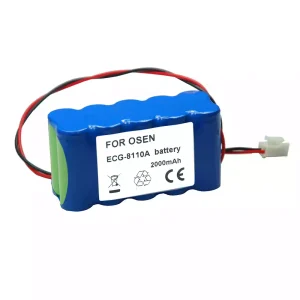 แบตเตอรี่ทดแทน ใช้ได้กับ OSEN ECG-8110 ECG-8110A ECG-8130A
