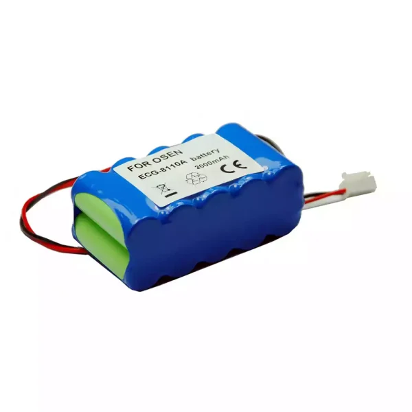 แบตเตอรี่ทดแทน ใช้ได้กับ OSEN ECG-8110 ECG-8110A ECG-8130A - Image 3