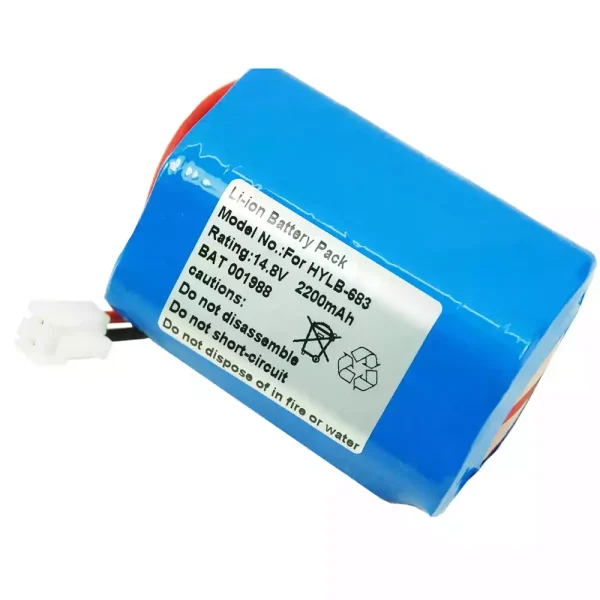 แบตเตอรี่ทดแทน ใช้ได้กับ Biocare ECG-1200,ECG-1210,ECG-1201,FM-801 - Image 2