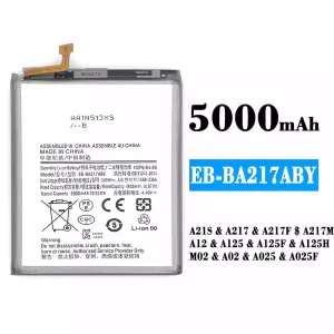 แบตเตอรี่โทรศัพท์มือถือ EB-BA217ABY สำหรับรุ่น Samsung  A21S/A217/A217F/A217M/A12/A125/A125F/A125H/M02/A02/A025/A025F