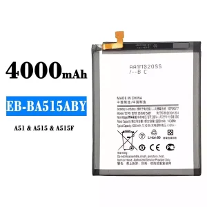 แบตเตอรี่โทรศัพท์มือถือ EB-BA515ABY สำหรับรุ่น Samsung A51/A515/A515F