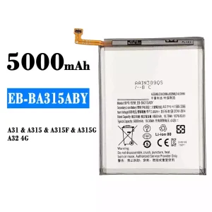 แบตเตอรี่โทรศัพท์มือถือ EB-BA315ABY สำหรับรุ่น Samsung A31/A315/A315F/A315G/A32 4G