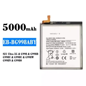 แบตเตอรี่โทรศัพท์มือถือ EB-BG998ABY สำหรับรุ่น Samsung S21 Ultra 5G