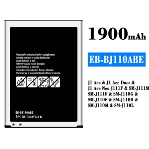 แบตเตอรี่โทรศัพท์มือถือ EB-BJ110ABE สำหรับรุ่น Samsung J1 Ace/J1 Ace Duos/J1 Ace Neo