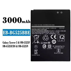 แบตเตอรี่โทรศัพท์มือถือ EB-BG525BBE สำหรับรุ่น Samsung Galaxy Xcover 5