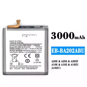 แบตเตอรี่โทรศัพท์มือถือ EB-BA202ABU สำหรับรุ่น Samsung A20E/A10E