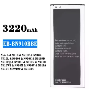 แบตเตอรี่โทรศัพท์มือถือ EB-BN910BBE สำหรับรุ่น Samsung Note 4