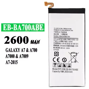 แบตเตอรี่โทรศัพท์มือถือ EB-BA700ABE สำหรับรุ่น Samsung A7 2015