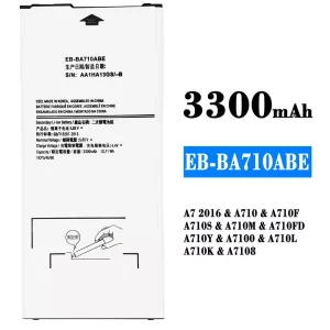 แบตเตอรี่โทรศัพท์มือถือ EB-BA710ABE สำหรับรุ่น Samsung A7 2016