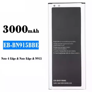 แบตเตอรี่โทรศัพท์มือถือ EB-BN915BBE สำหรับรุ่น Samsung Note 4 Edge