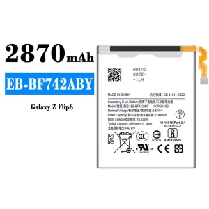 แบตเตอรี่โทรศัพท์มือถือ EB-BF742ABY สำหรับรุ่น Samsung Galaxy Z Flip 6