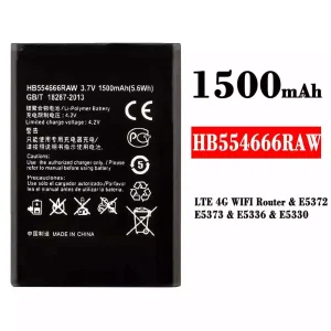 แบตเตอรี่โทรศัพท์มือถือ HB554666RAW สำหรับรุ่น HUAWEI LTE 4G WIFI Router / E5372 / E5373 / E5336 / E5330