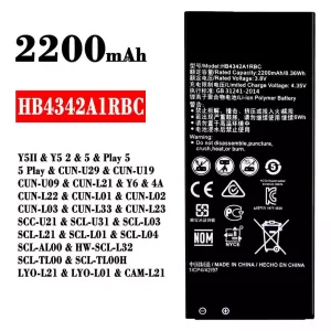 แบตเตอรี่โทรศัพท์มือถือ HB4342A1RBC สำหรับรุ่น HUAWEI Y5 2 / Play 5