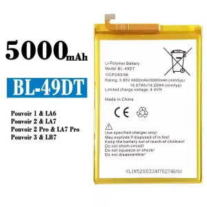 แบตเตอรี่โทรศัพท์มือถือ BL-49DT สำหรับรุ่น Tecno Pouvoir 1 / Pouvoir 2 / Pouvoir 2 Pro / Pouvoir 3