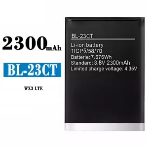 แบตเตอรี่โทรศัพท์มือถือ BL-23CT สำหรับรุ่น Tecno WX3 LTE