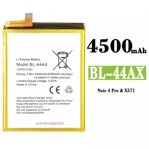 แบตเตอรี่โทรศัพท์มือถือ BL-44AX สำหรับรุ่น Infinix Note 4 Pro