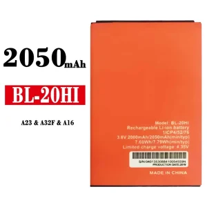 แบตเตอรี่โทรศัพท์มือถือ BL-20HI สำหรับรุ่น ITEL A23 / A32F / A16