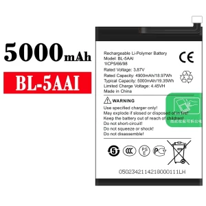 แบตเตอรี่โทรศัพท์มือถือ BL-5AAI สำหรับรุ่น ITEL