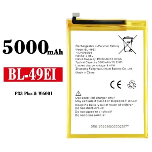 แบตเตอรี่โทรศัพท์มือถือ BL-49EI สำหรับรุ่น ITEL P33 Plus
